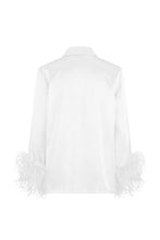 Load image into Gallery viewer, Pearl White - Feather Pyjama Set