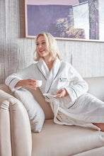 Load image into Gallery viewer, Women’s White Classic Robe – With Personalisation
