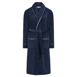 Men’s Navy Classic Robe – With Personalisation