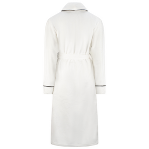Women’s White Classic Robe – No Personalisation